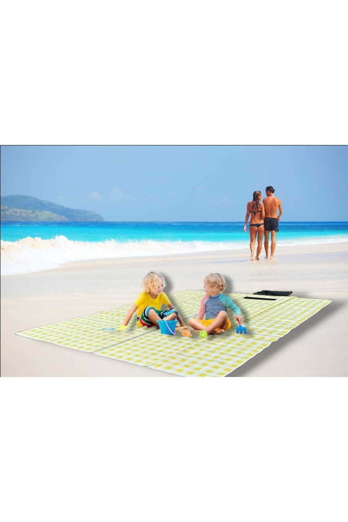 OKAVANGO Beach Mat Beach Towel Picnic Set Camping Mat Picnic Mat Waterproof Sand Nonstick 150 200 Cm Trendyol