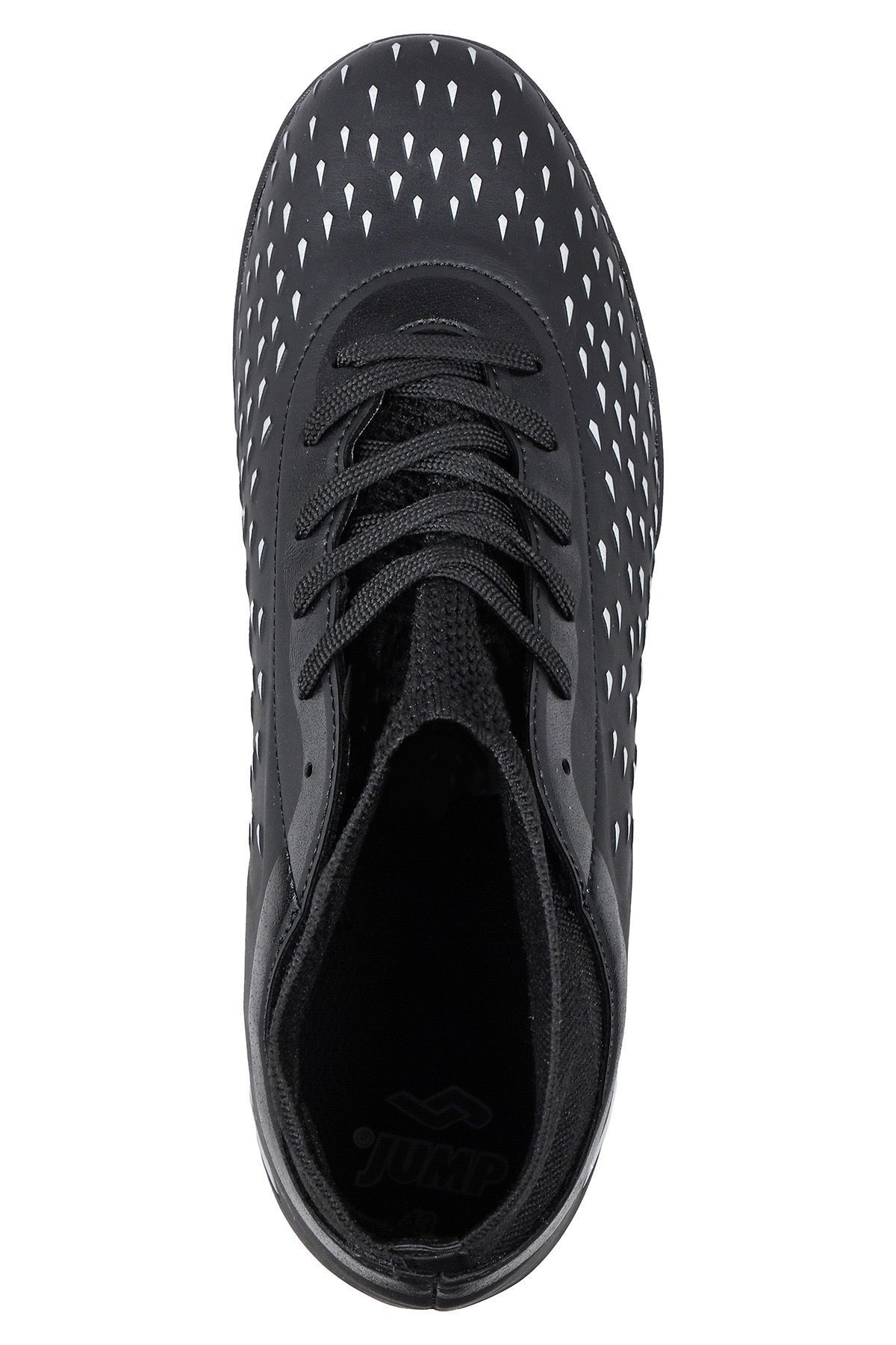 Jump-29673 Negru - Gri Pantofi de fotbal cu crampoane pentru gazon artificial 6