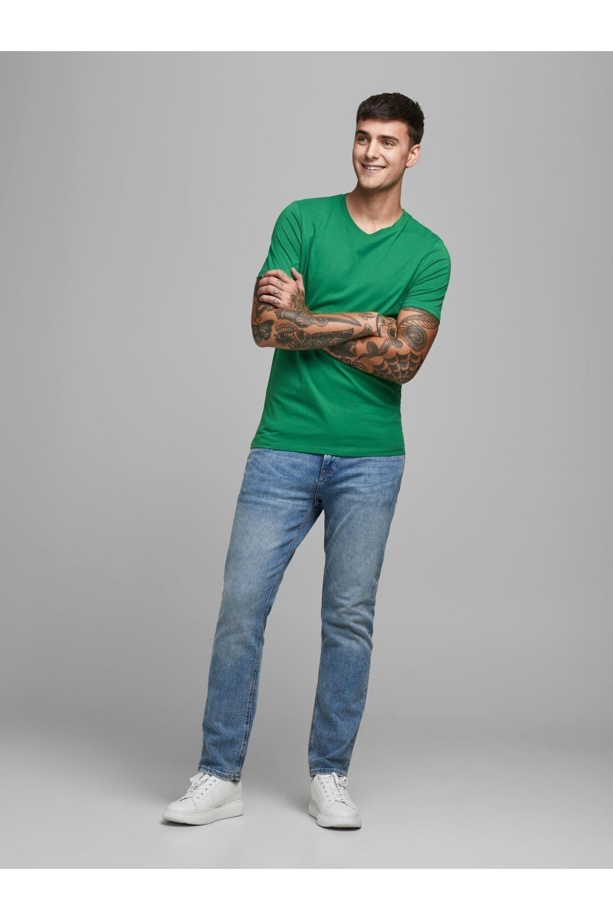 تیشرت مردانه راسته آستین کوتاه | جک اند جونز Jack & Jones TYC00538977593 - تصویر 2