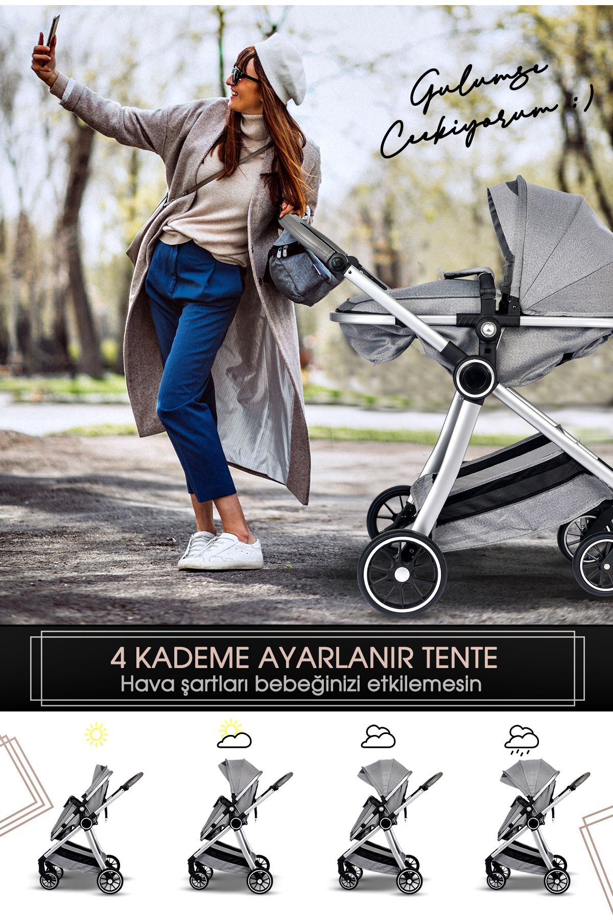 Baby Home 990 Neo 6 In 1 Travel Sistem Bebek Arabası fotoğrafı 3 (önizleme)