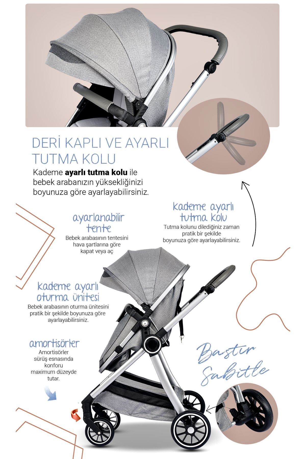 Baby Home 990 Neo 6 In 1 Travel Sistem Bebek Arabası fotoğrafı 5 (önizleme)