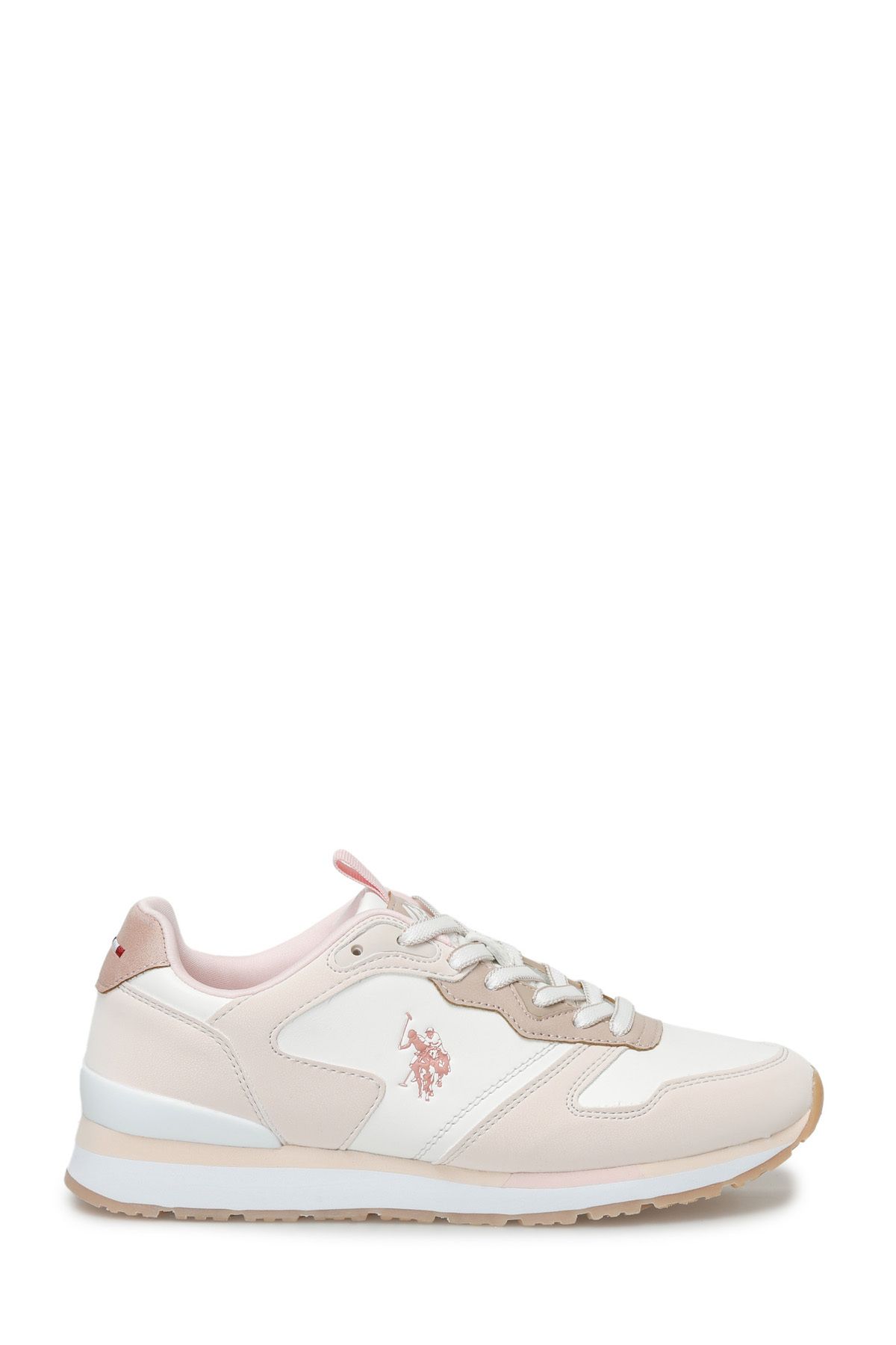 اسنیکر سفید زنانه کفش ورزشی مونو 3PR اورجینال U.S. Polo Assn.