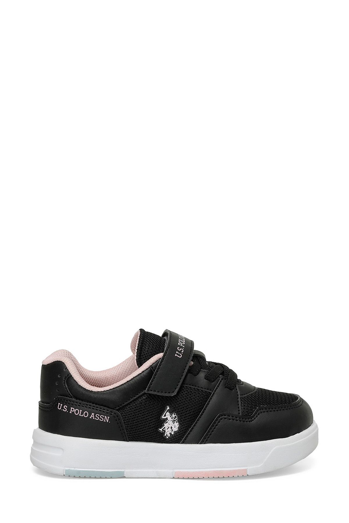 اسنیکر مشکی دخترانه و بچگانه دیوید جونیور 4FX کفش ورزشی دختر سیاه U.S. Polo Assn.
