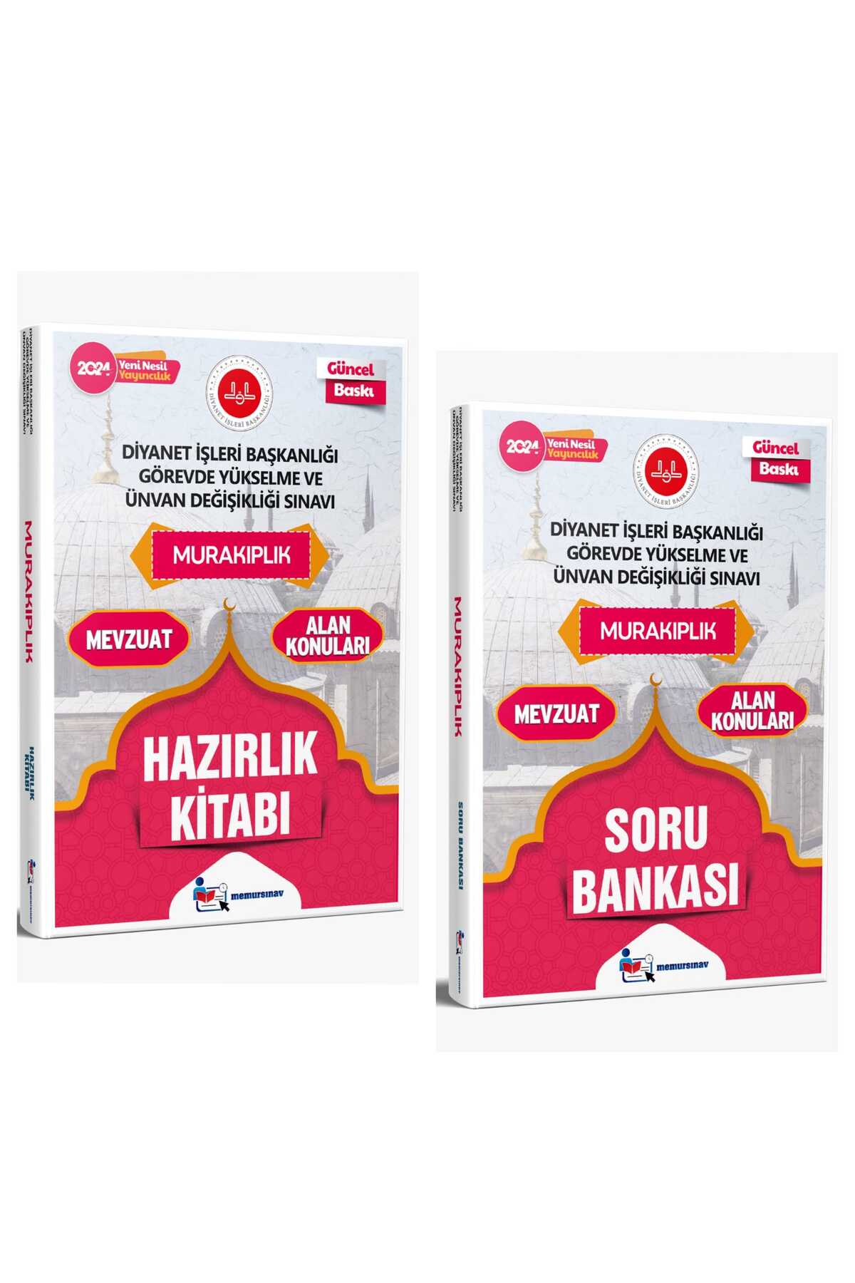 MemurSınav 2024 DİB GYS Murakıplık 2'Li Set (Hazırlık Kitabı +