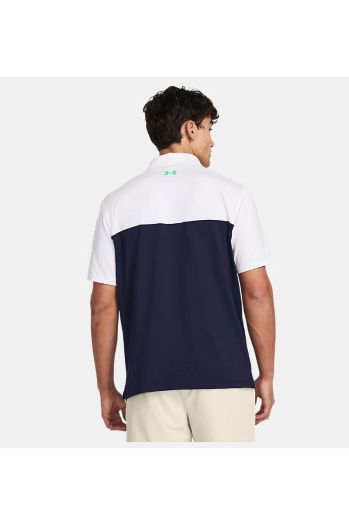 تی شرت ورزشی آبی مردانه بلوک رنگی UA T2G Polo 1383139 410 Under Armour