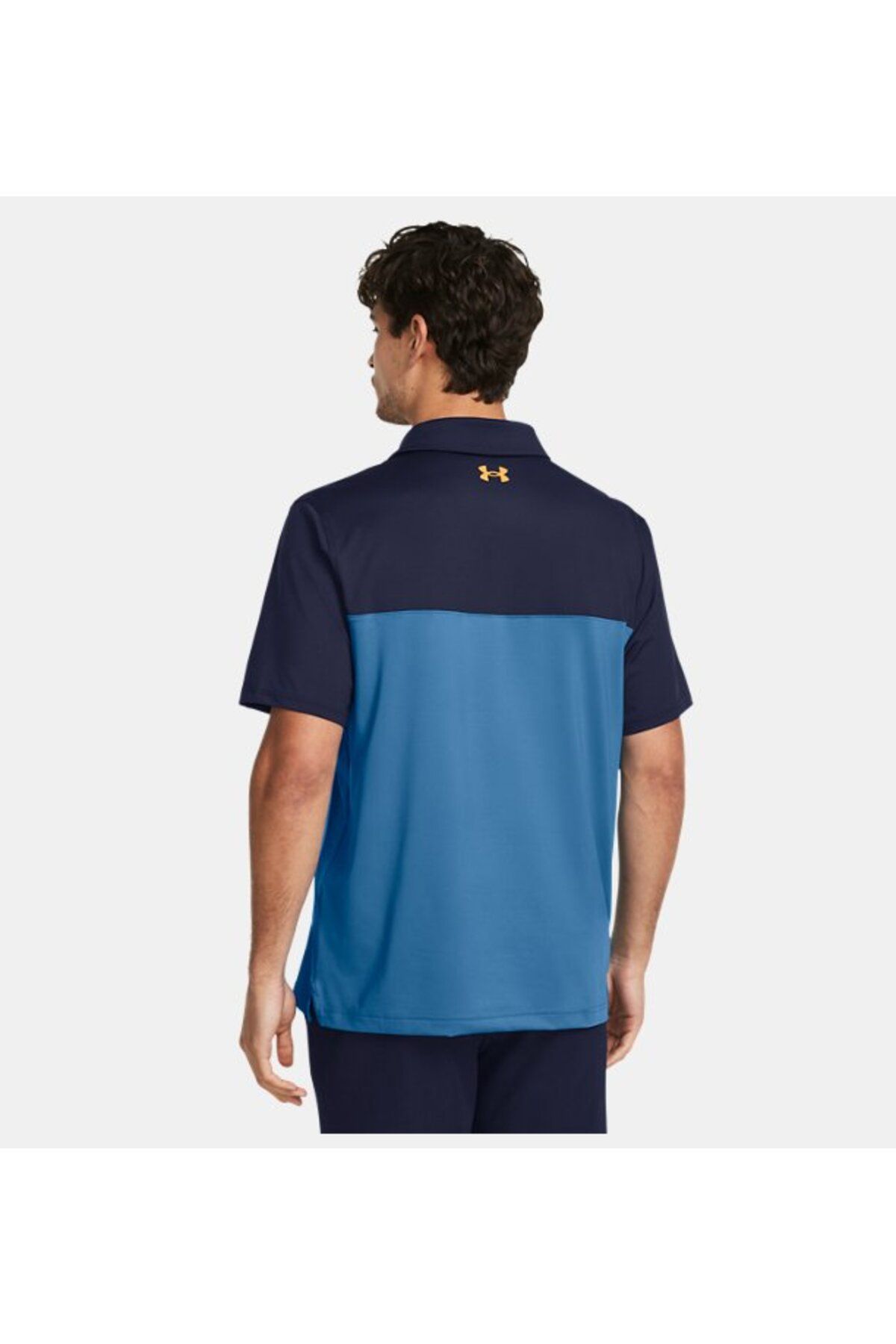تی شرت ورزشی آبی مردانه بلوک رنگی UA T2G Polo 1383139 406 Under Armour