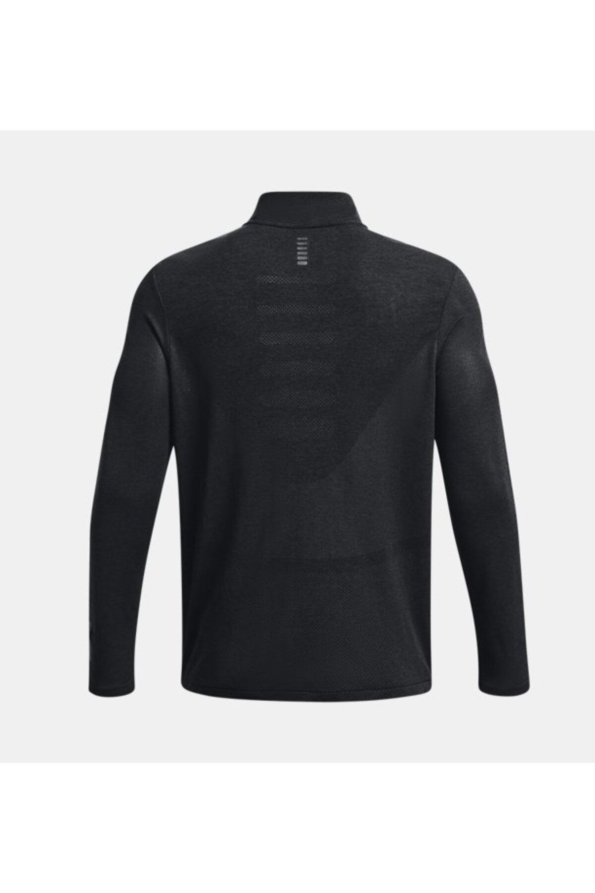 تی شرت ورزشی مشکی مردانه قدم بدون درز ¼ زیپ 001 Under Armour