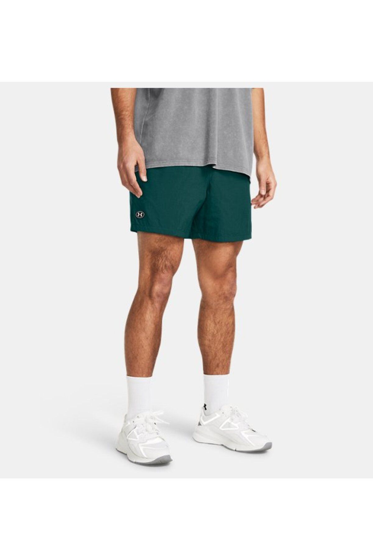 شورت ورزشی سبز مردانه نماد UA Crnk Volley Sts 1383351 449 Under Armour