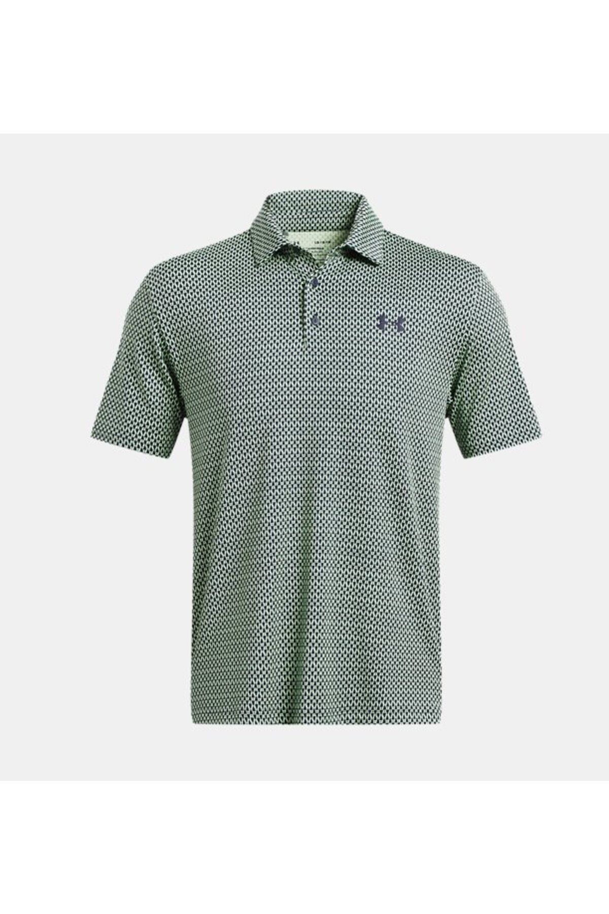 تی شرت ورزشی سبز مردانه Playoff 'S UA 3.0 چاپی Polo 1378677 350 Under Armour