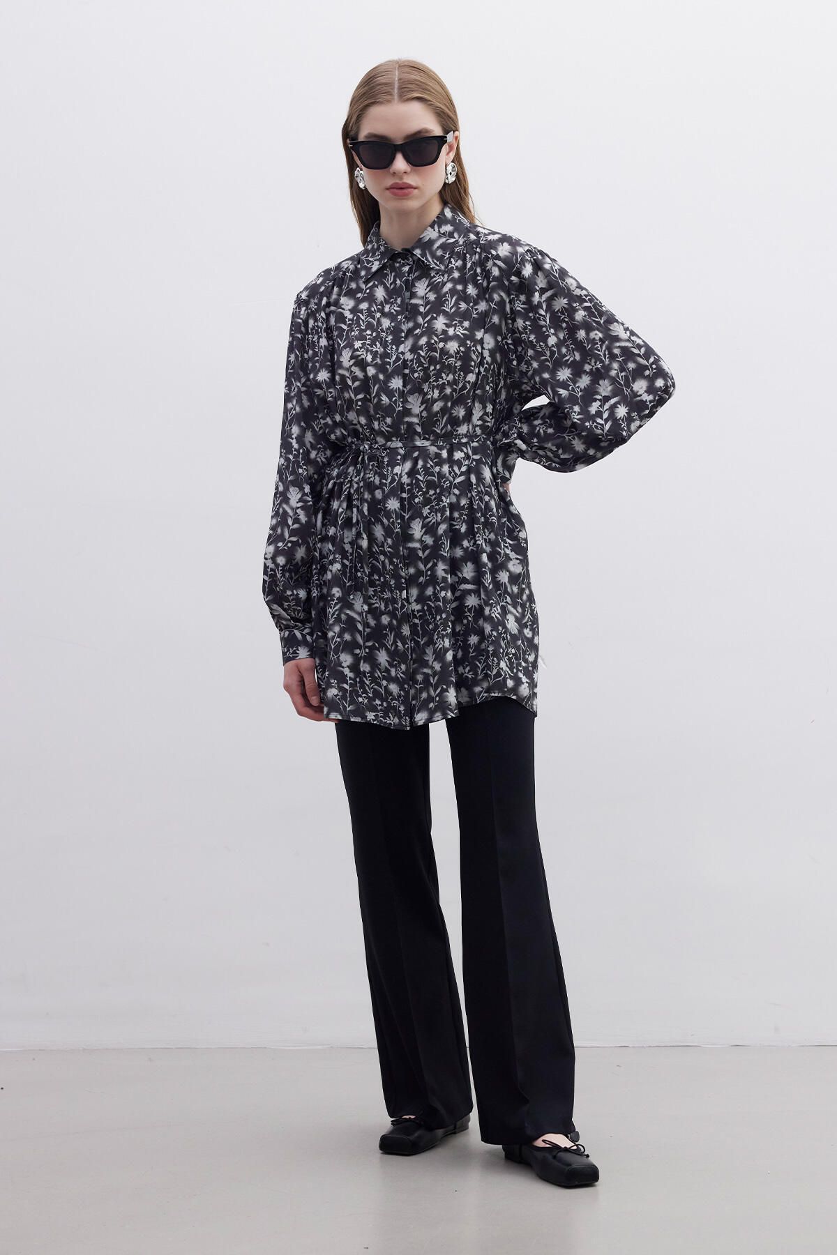 Manuka-Retro Viscose Shirt - Flower Style 5