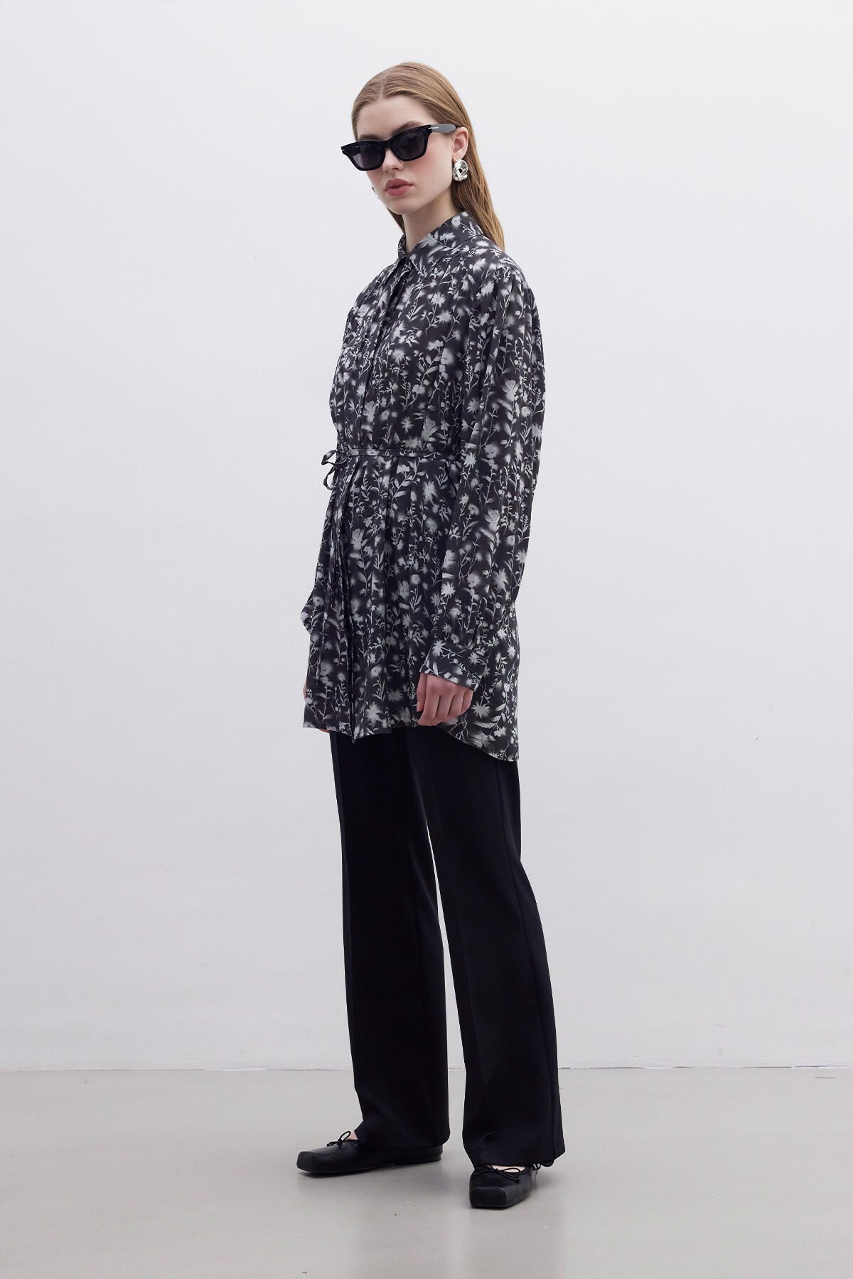 Manuka-Retro Viscose Shirt - Flower Style 4