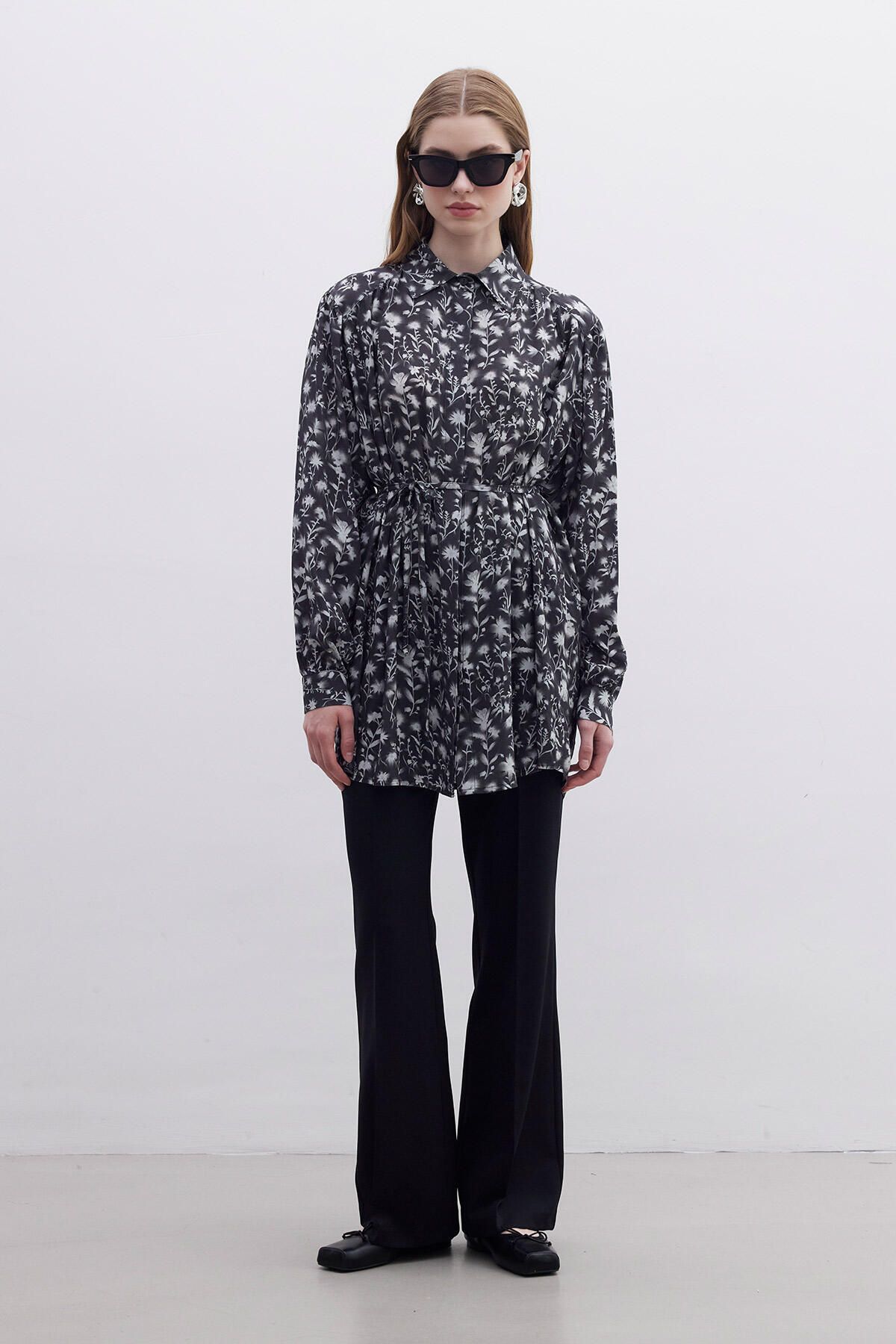 Manuka-Retro Viscose Shirt - Flower Style 7