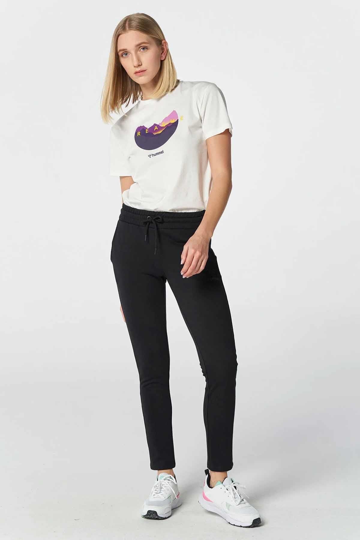 hummel Nesex Tapered Pants Kadın Eşofman Alt 932098-2001Siyah