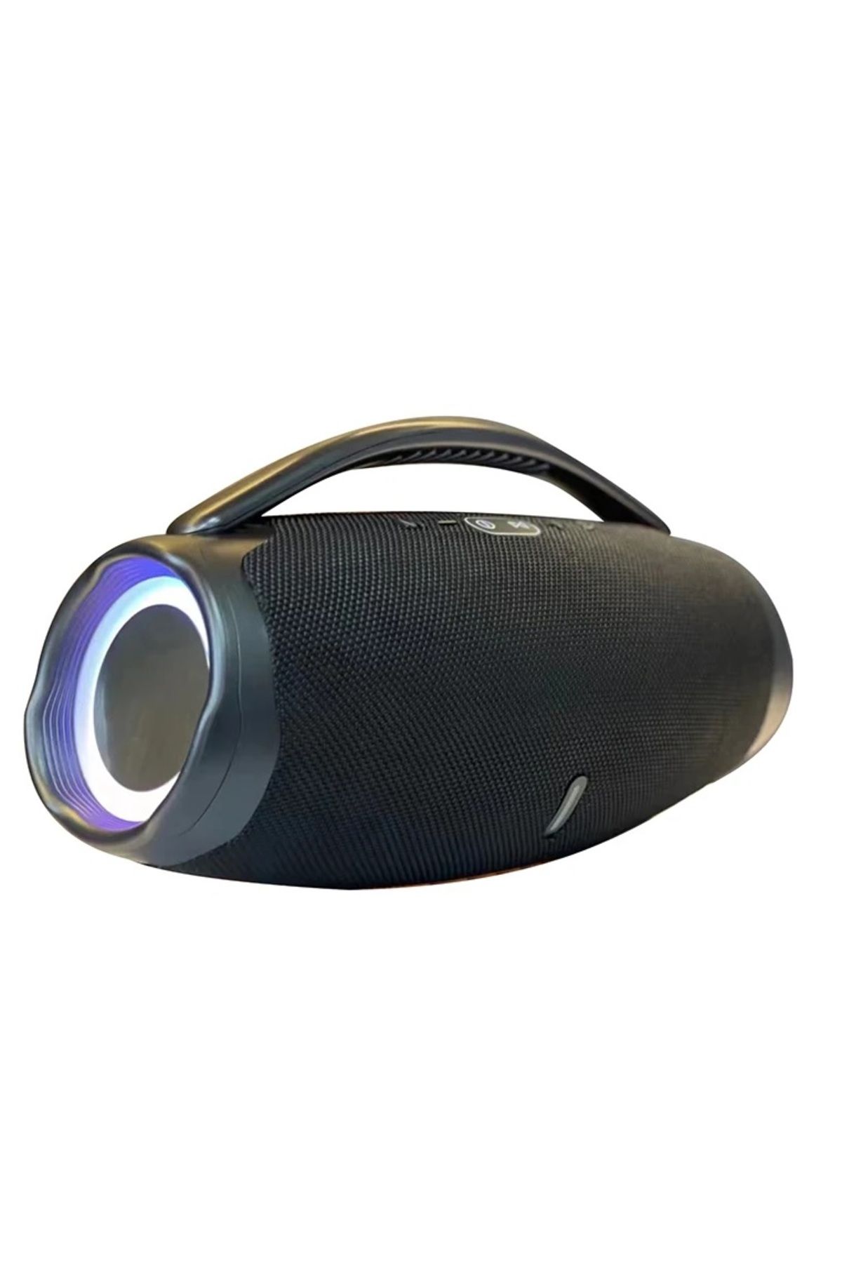 Booms Box3 Bluetooth Speaker Şarjlı Led Işıklı Kablosuz Hoparlör Siyah #2