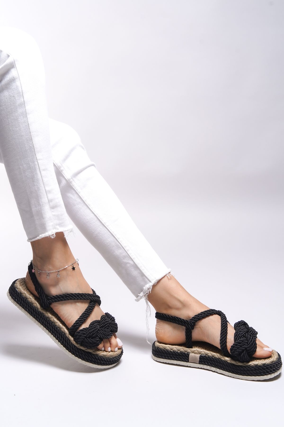 Riccon-Schwarze Sandalen für Damen von Jessinalyn – Modell 0012104 4