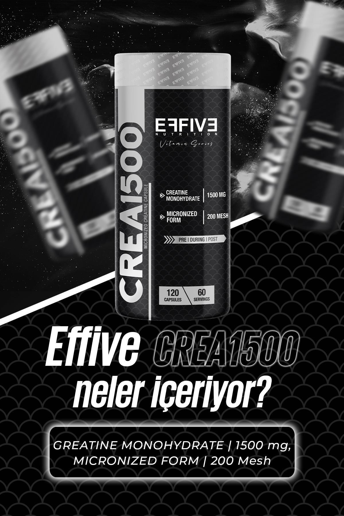 Crea1500 Kreatine Monohydrate 120 Kapsül 3