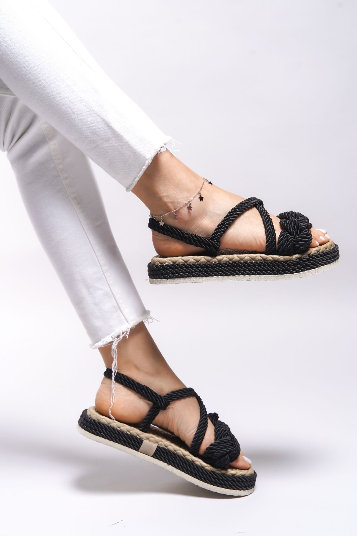 Riccon-Schwarze Sandalen für Damen von Jessinalyn – Modell 0012104 5