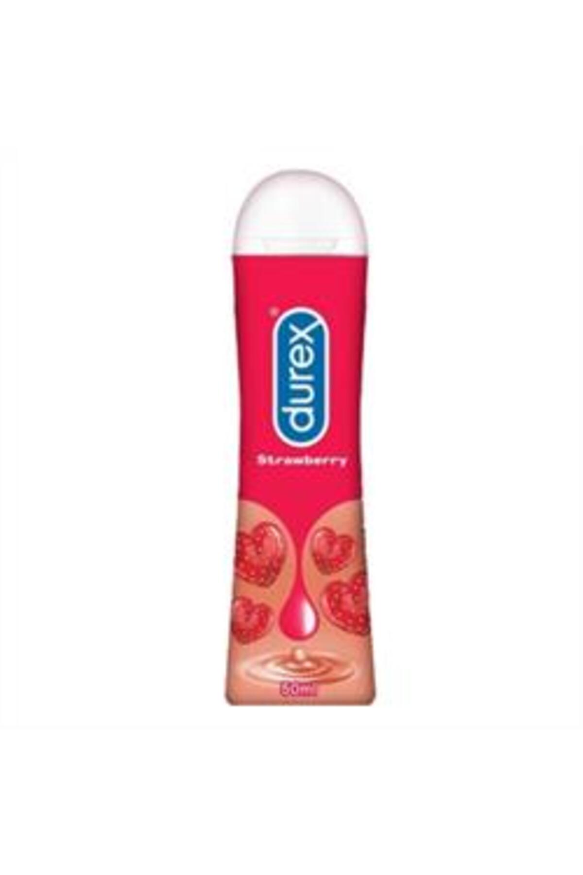( KİL MASKESİ HEDİYE ) Durex Çilek Kayganlaştırıcı 50ml ( 1 ADET )