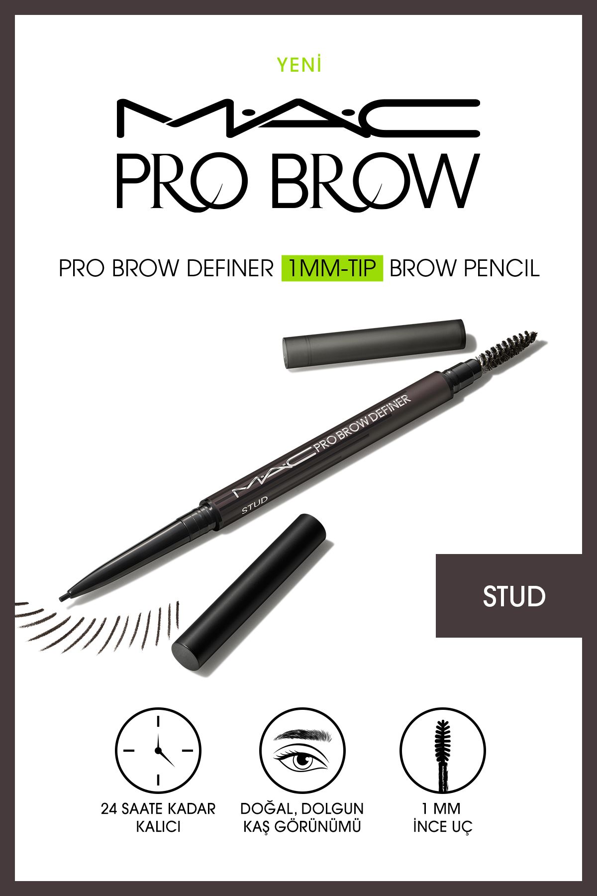 Mac M·A·C Pro Brow Definer Карандаш для бровей типа 1 мм – ШПИЛЬКА 123865