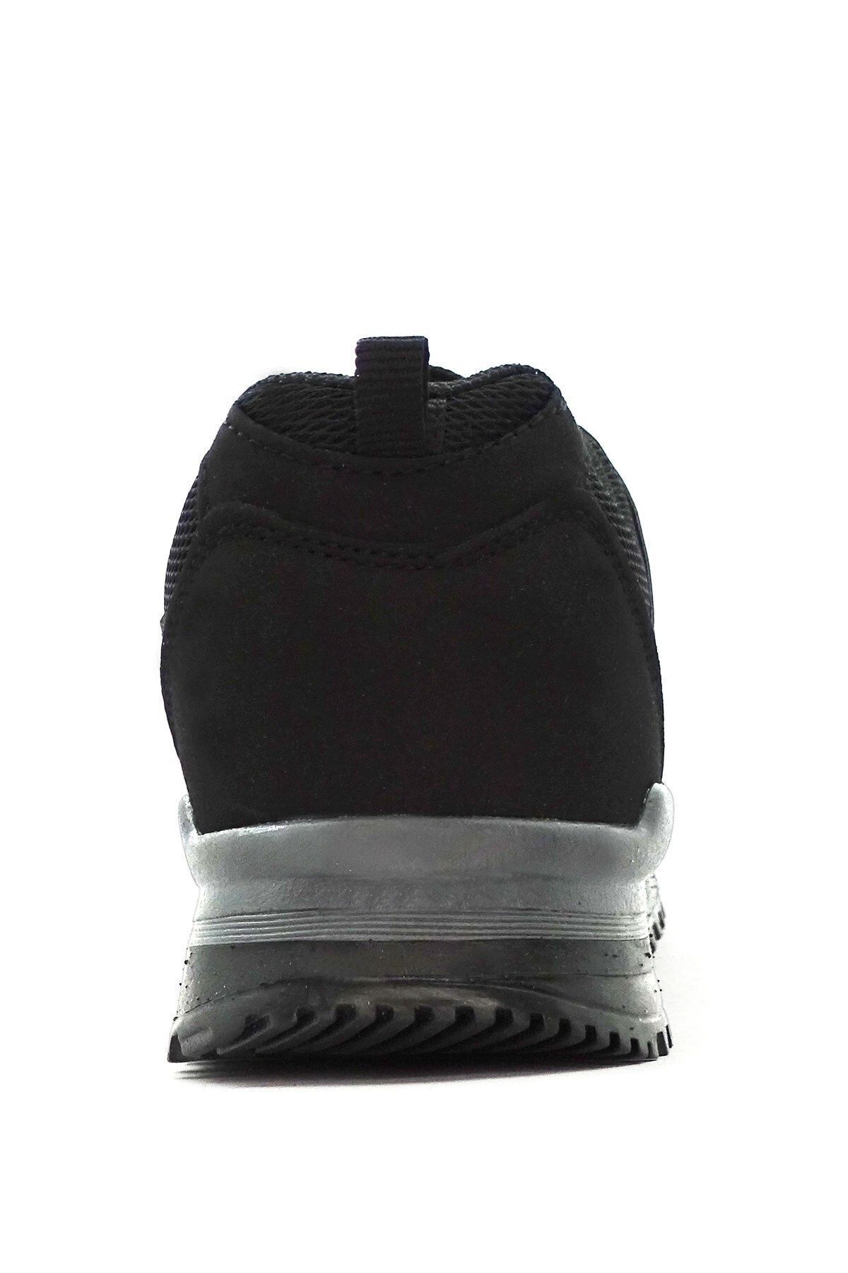 Azez Siyah Unisex Rahat Sneaker Spor Ayakkabı