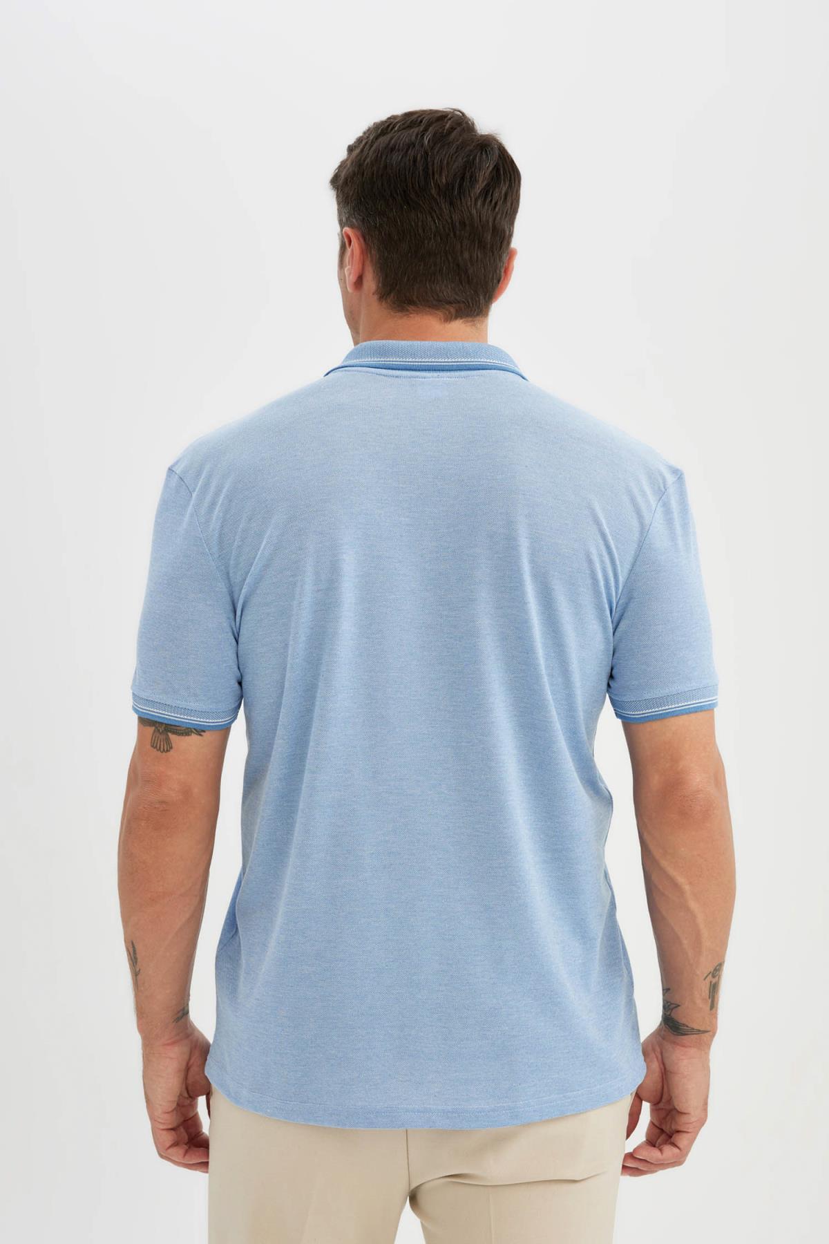 پولوشرت مردانه دفاکتو | C6004AX24SM Defacto - Image 5