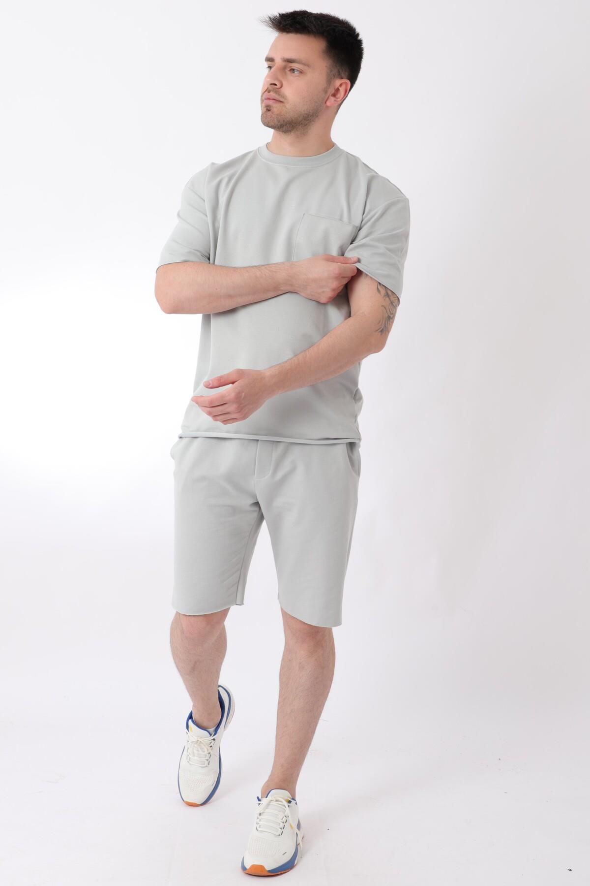شلوار گرمکن مردانه خاکستری ByTrend | 72005-1 اورجینال - تصویر 3