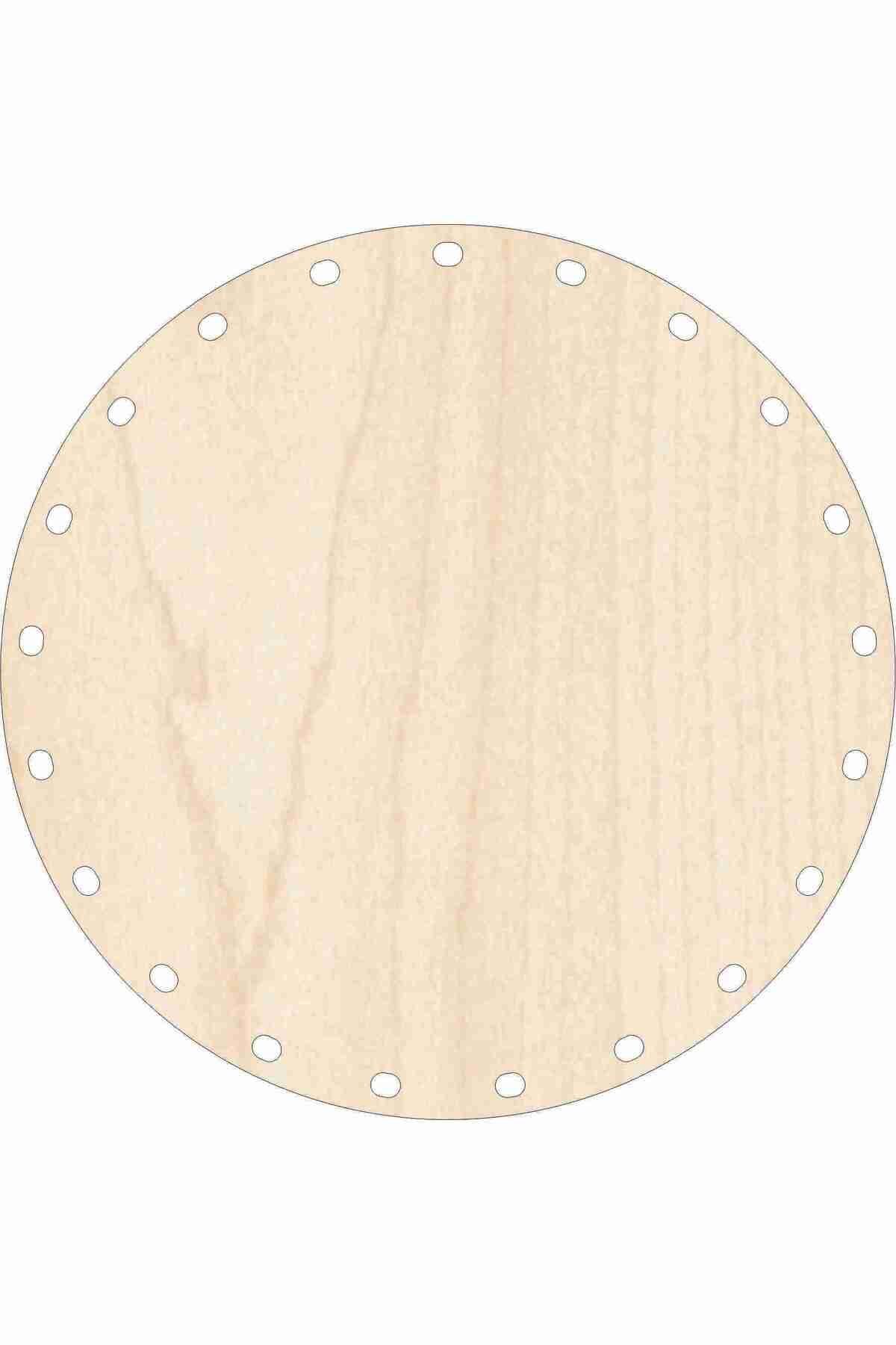 SUN LAZER Rattan Örgü Taban Plakası Yuvarlak 15x15 Banu 2 Adet