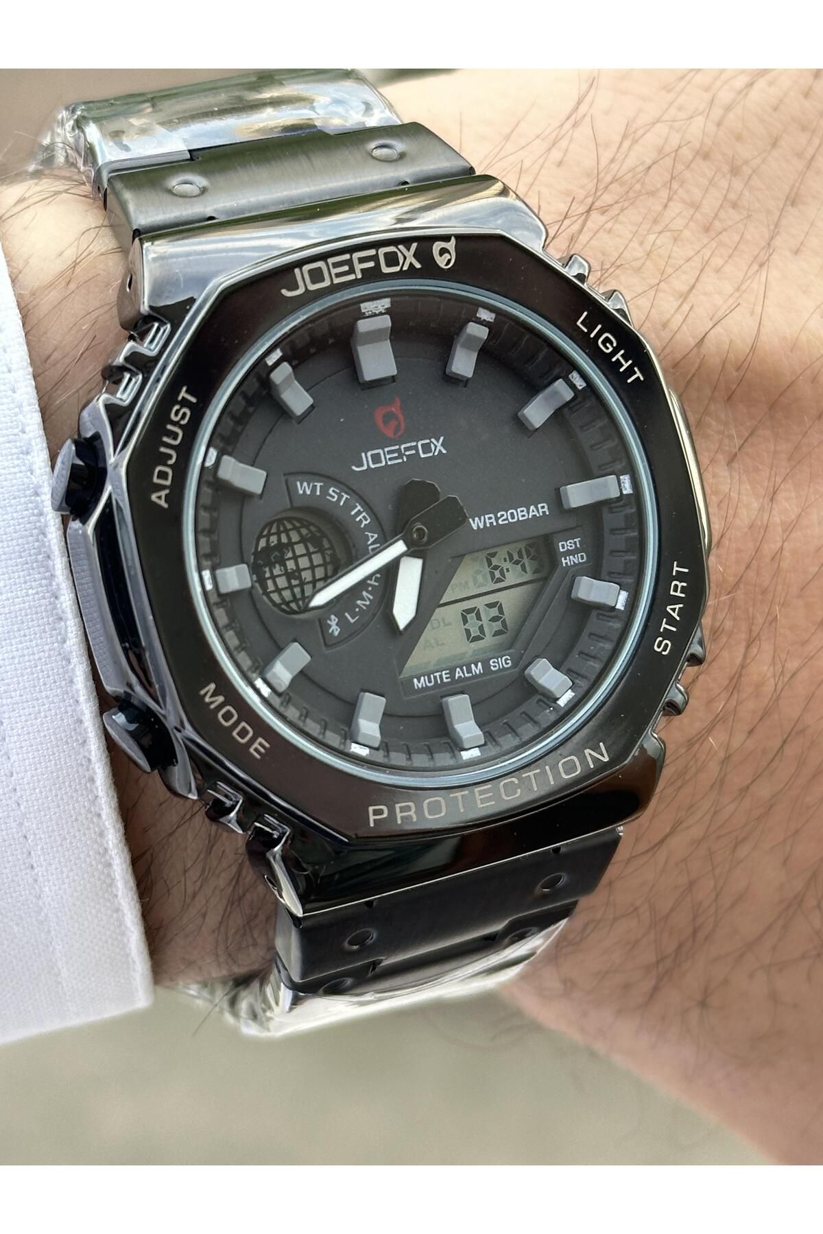 Joefox-Suitable for Sports Use - Analog and Digital Clock, Alarm, Stopwatch and Feeding Functions 3