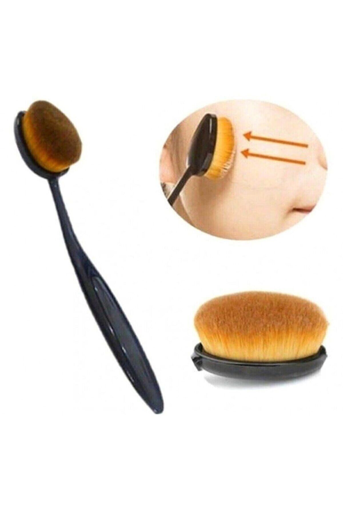 LastingBeauty-Foundation Brush Makeup Professional Face Oval Brush 4