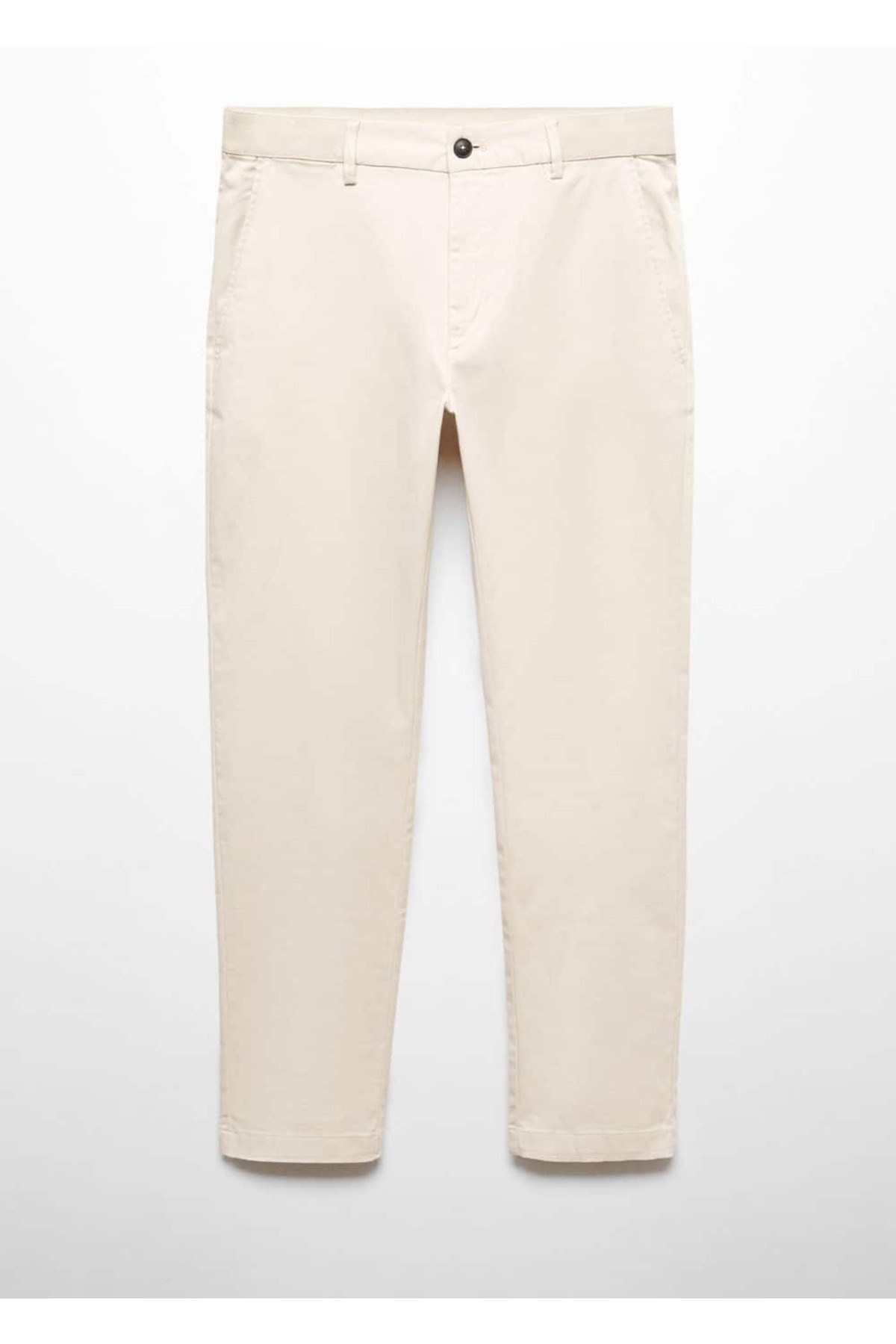 شلوار مردانه خاکستری منگوMANGO Man | 57040567 اورجینال - تصویر 3