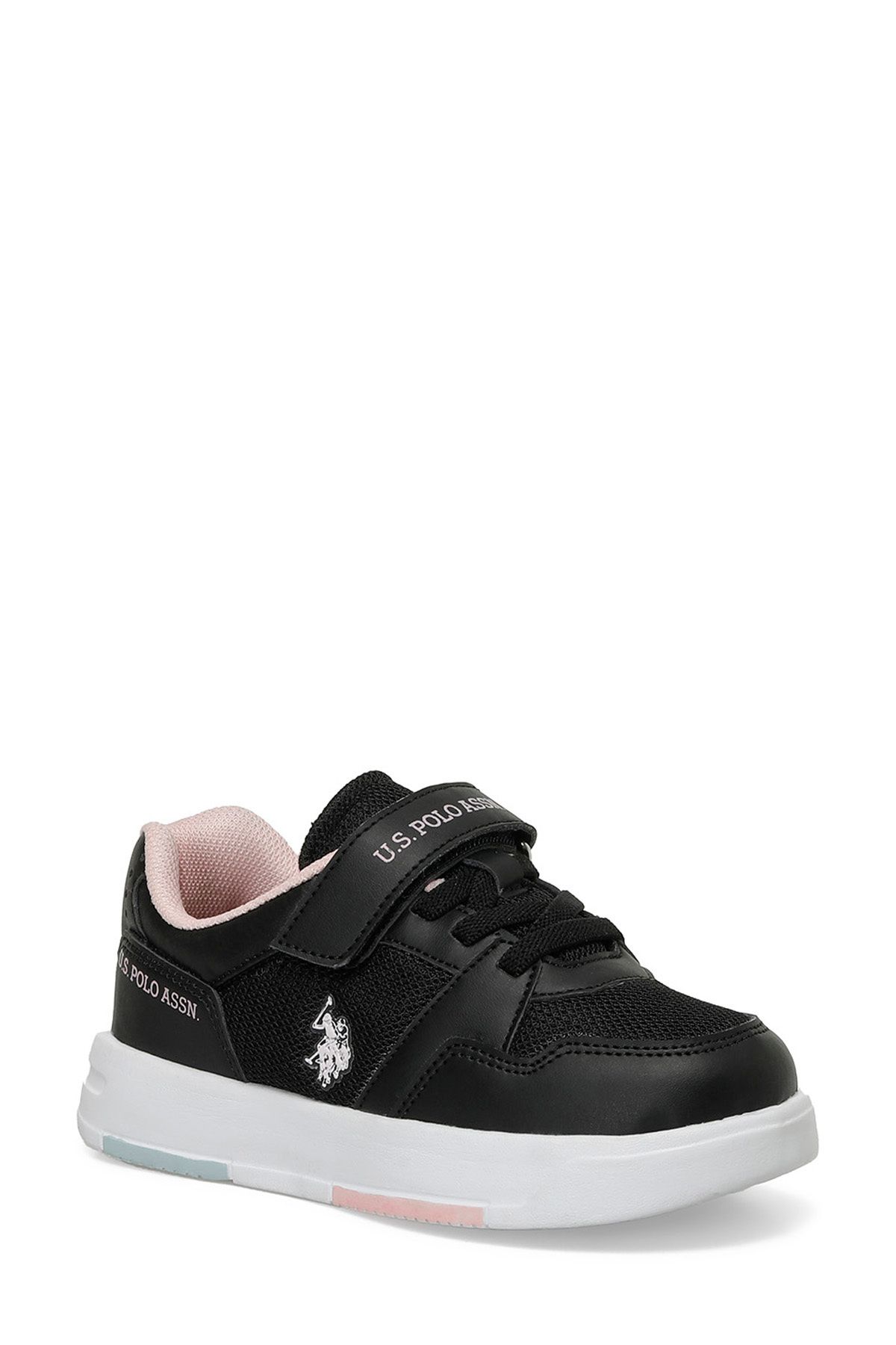 اسنیکر مشکی دخترانه و بچگانه دیوید جونیور 4FX کفش ورزشی دختر سیاه U.S. Polo Assn.