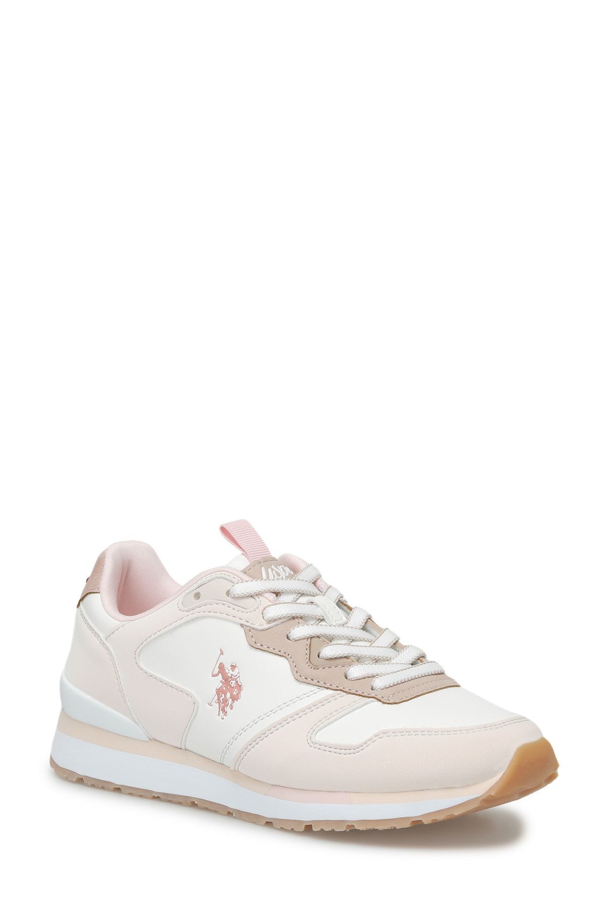 اسنیکر سفید زنانه کفش ورزشی مونو 3PR اورجینال U.S. Polo Assn.
