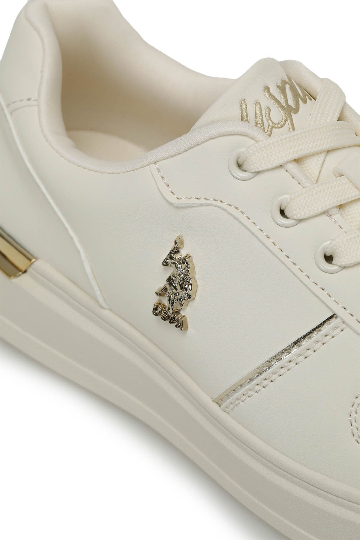 اسنیکر نود زنانه Alka 4fx Beige کفش ورزشی U.S. Polo Assn.