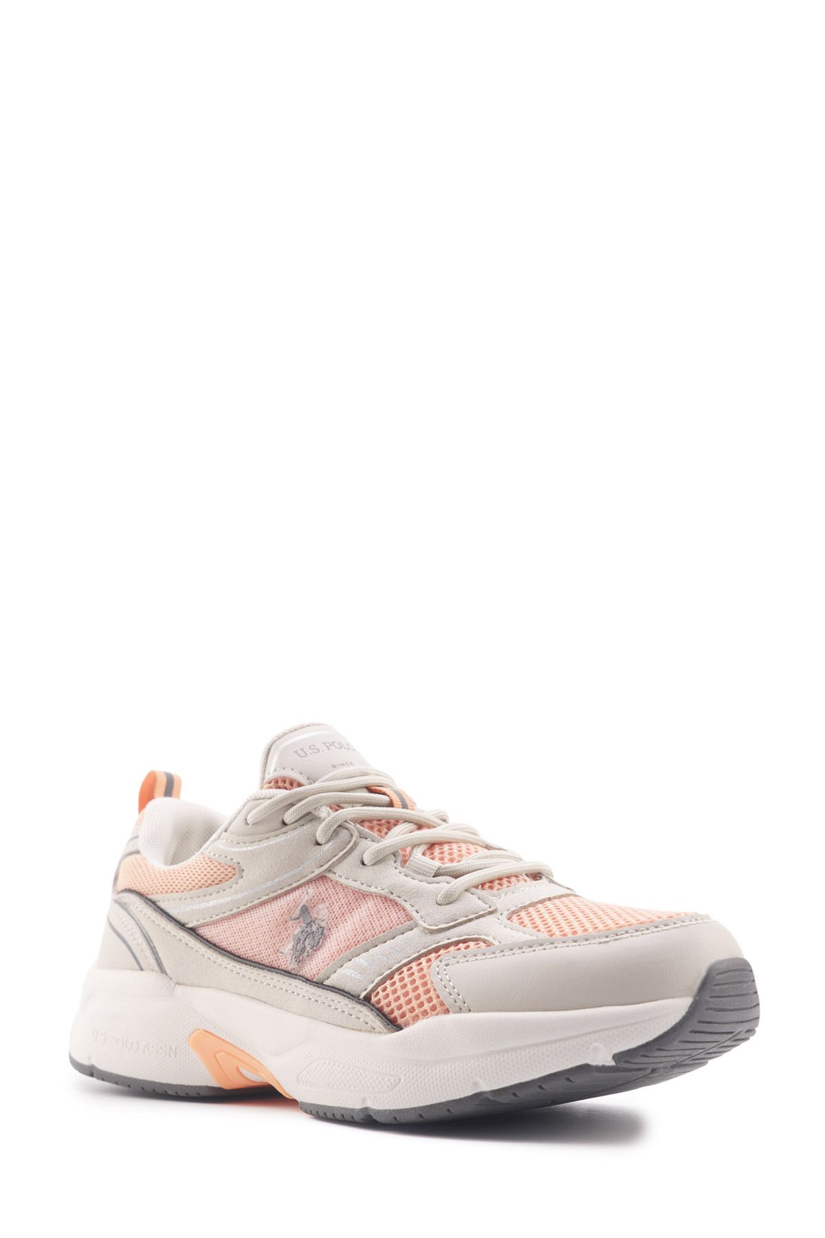 اسنیکر نود زنانه کفش ورزشی kraz 4fx beige U.S. Polo Assn.