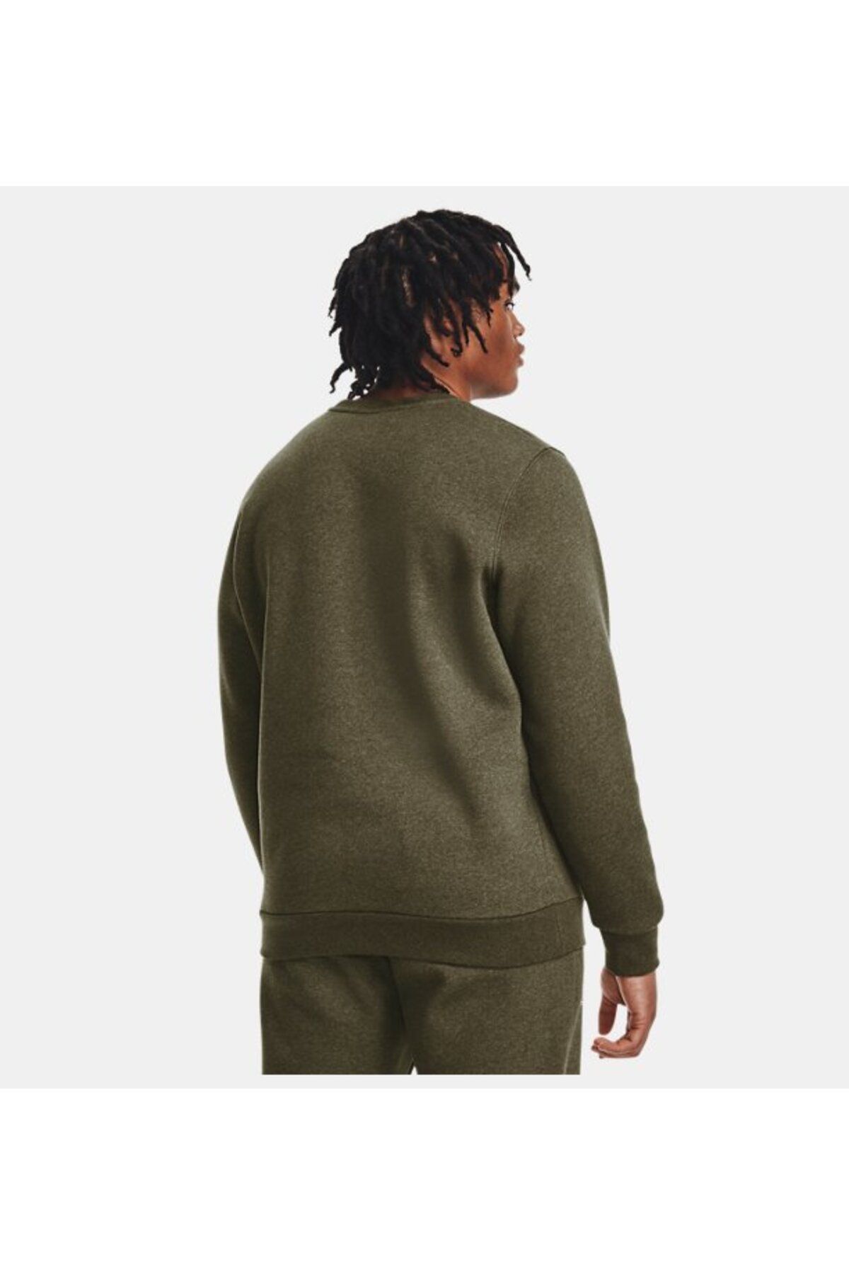 سویشرت ورزشی سبز مردانه یقه دوچرخه ضروری در UA 1374250 391 Under Armour