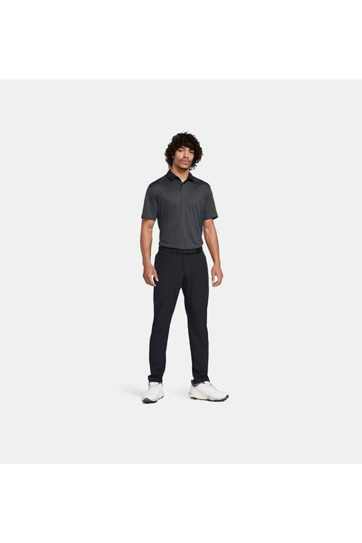 تی شرت ورزشی خاکستری مردانه نکات تور در UA POLO 001 Under Armour