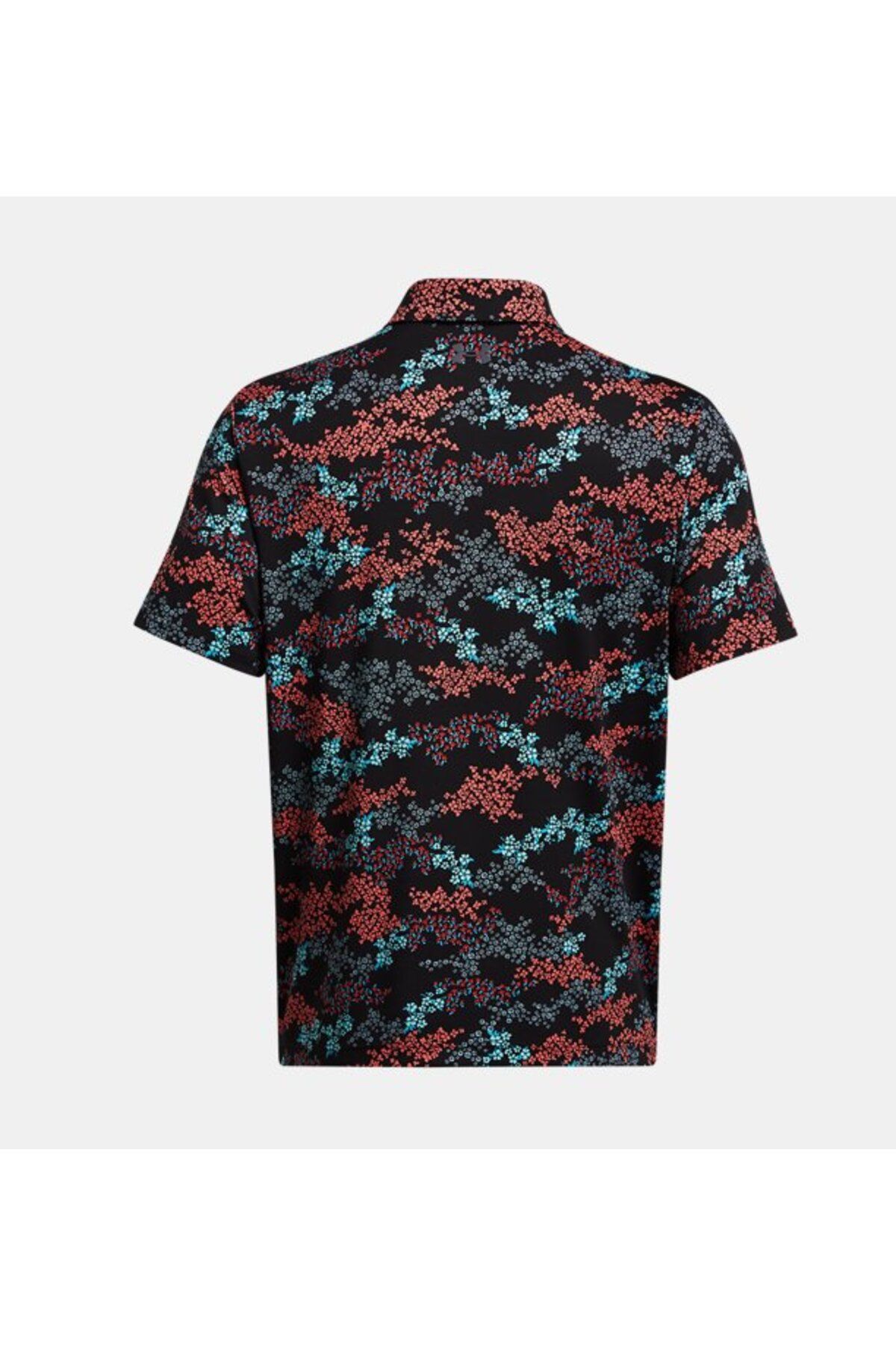 تی شرت ورزشی مشکی مردانه آقایان پلی آف 3.0 پولو طرح دار 008 Under Armour