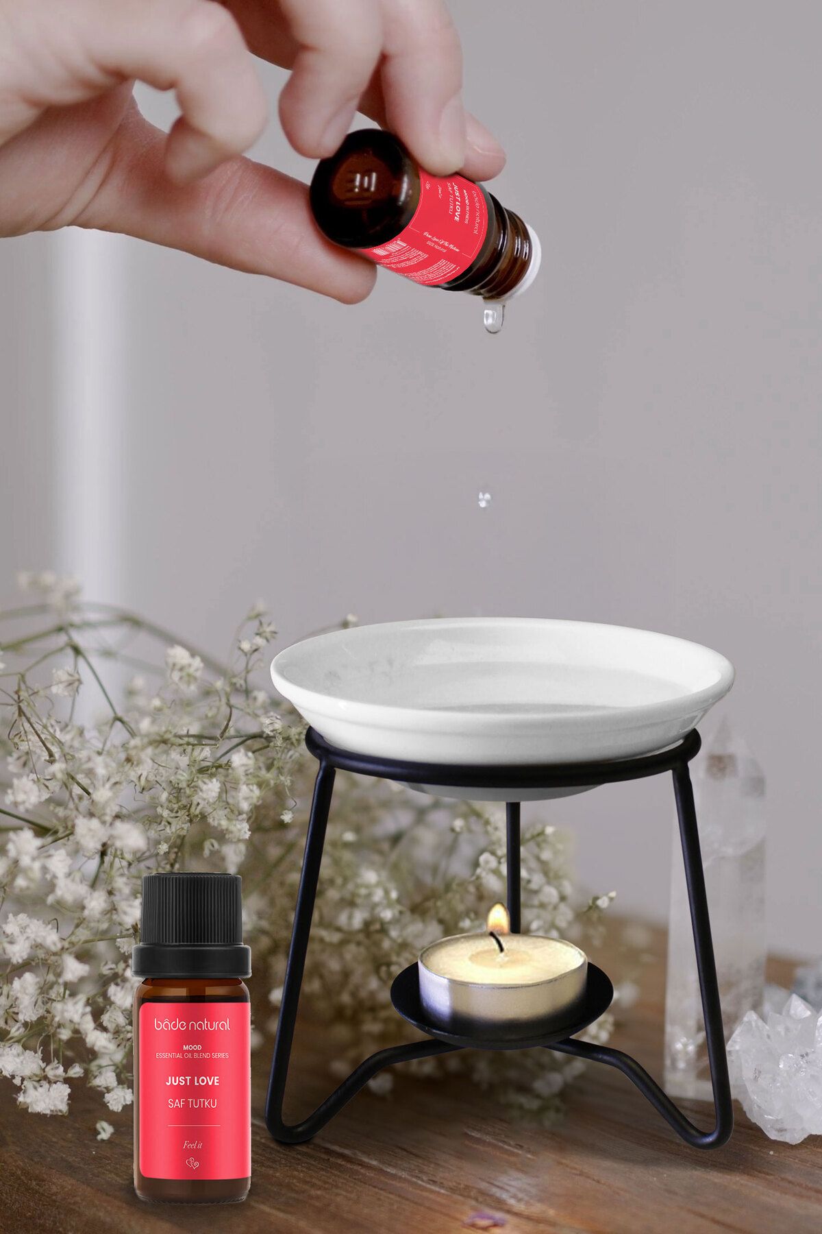 روغن مراقبتی مخلوط آروماتراپی شور خالص 10 میل Bade Natural