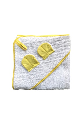 Mayu Baby Collection Bebek Banyo Havlusu 75x75 Ayıcık Kulaklı