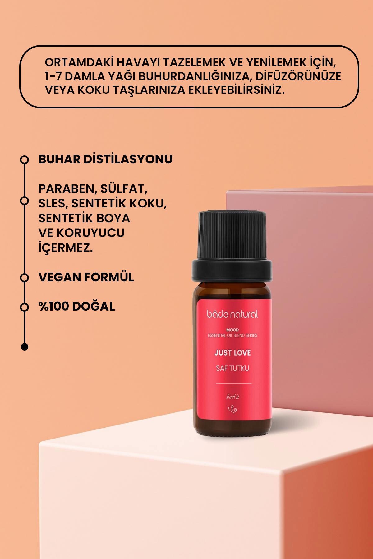 روغن مراقبتی مخلوط آروماتراپی شور خالص 10 میل Bade Natural