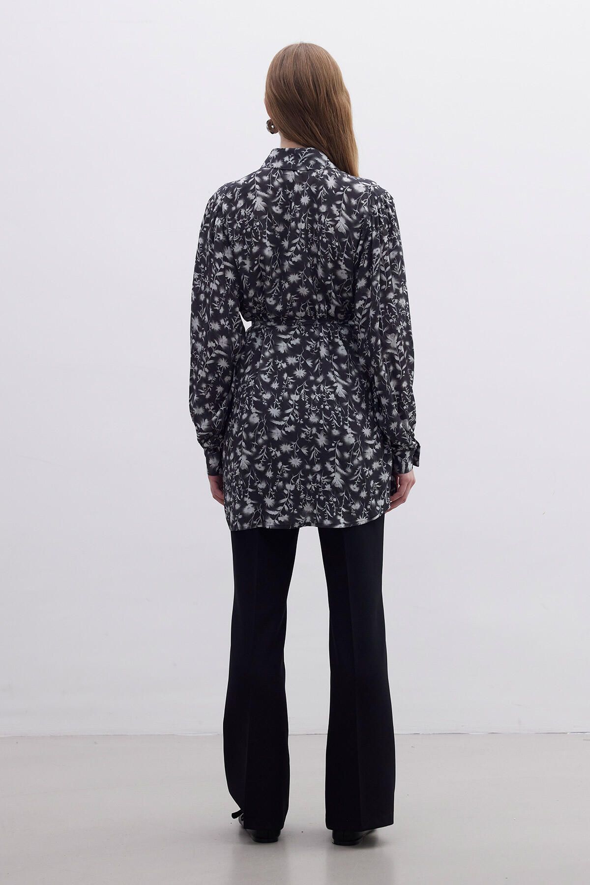 Manuka-Retro Viscose Shirt - Flower Style 8