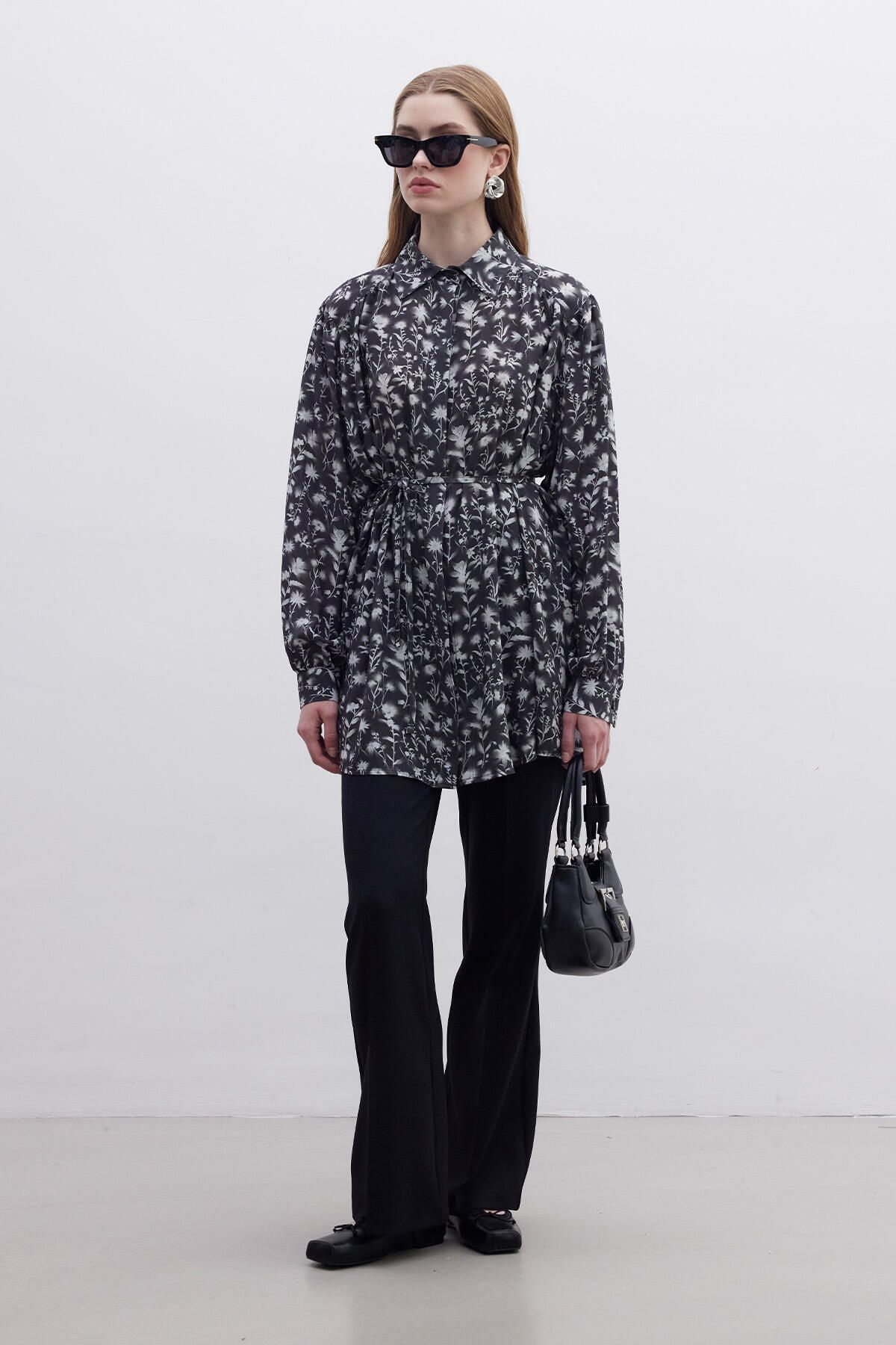 Manuka-Retro Viscose Shirt - Flower Style 2