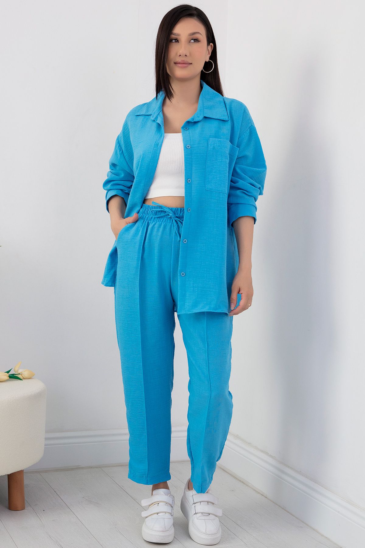 PULLIMM-6770 Model Double Set - With Buttons and Pockets 4