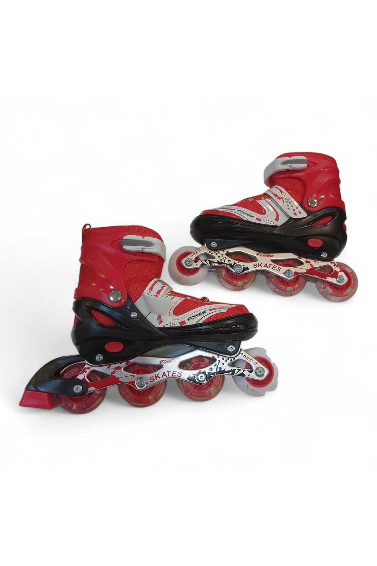 Furkan Toys-Metal Lighted Adjustable Practice Skates 3