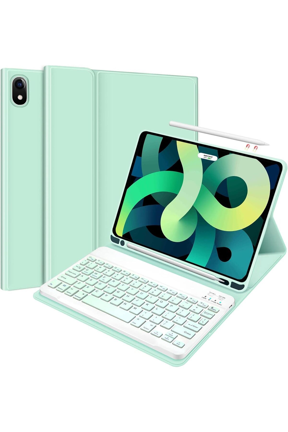 ESR-Apple iPad Air 11 2024 6thGeneration M2 Chip - RGB Illuminated Turkish Qwerty Keyboard Case 1