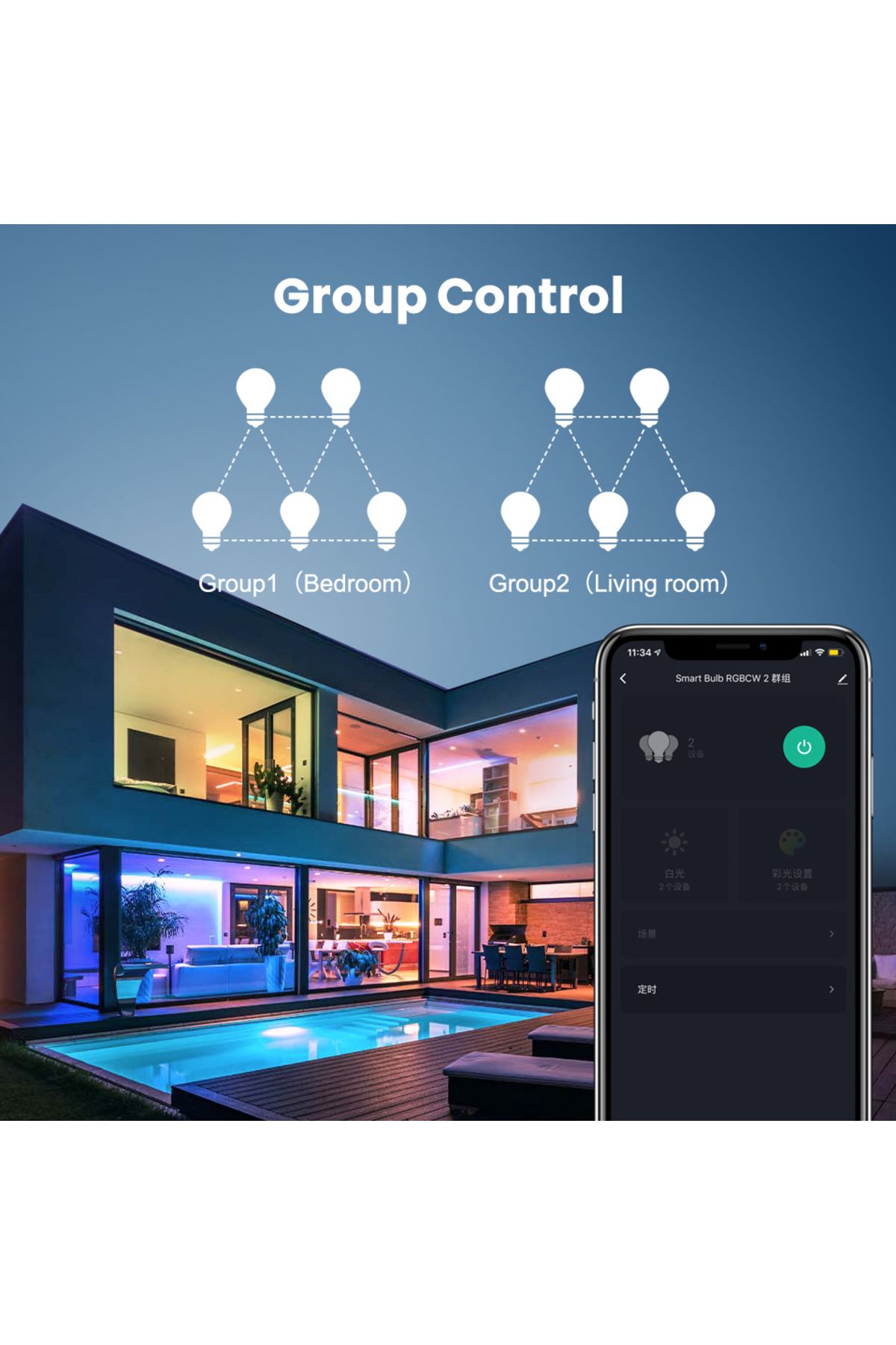 Choice-AVATTO Tuya WiFi Smart Light Bulb, E27 RGB LED Lamp Dimmable,Smart Life APP Remote Control, Voice... 5