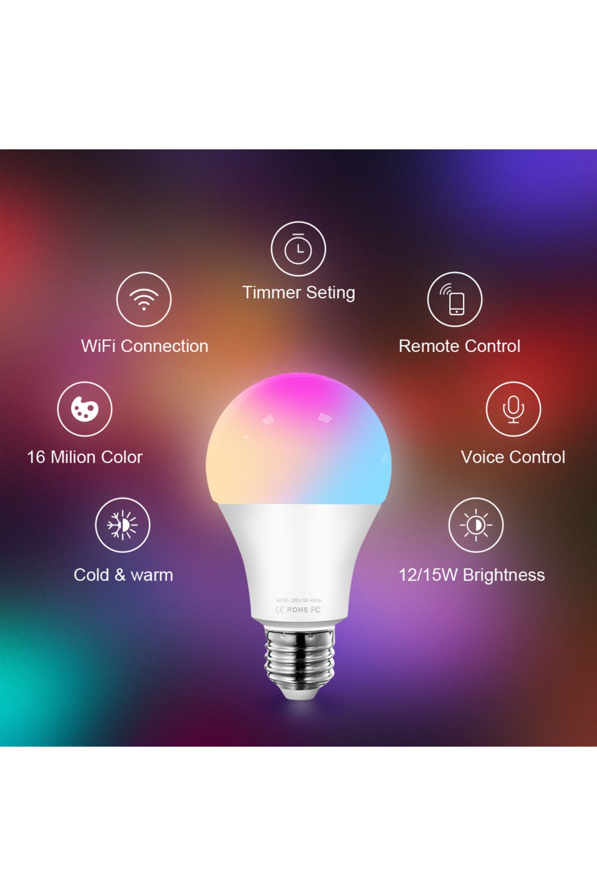 Choice-AVATTO Tuya WiFi Smart Light Bulb, E27 RGB LED Lamp Dimmable,Smart Life APP Remote Control, Voice... 3