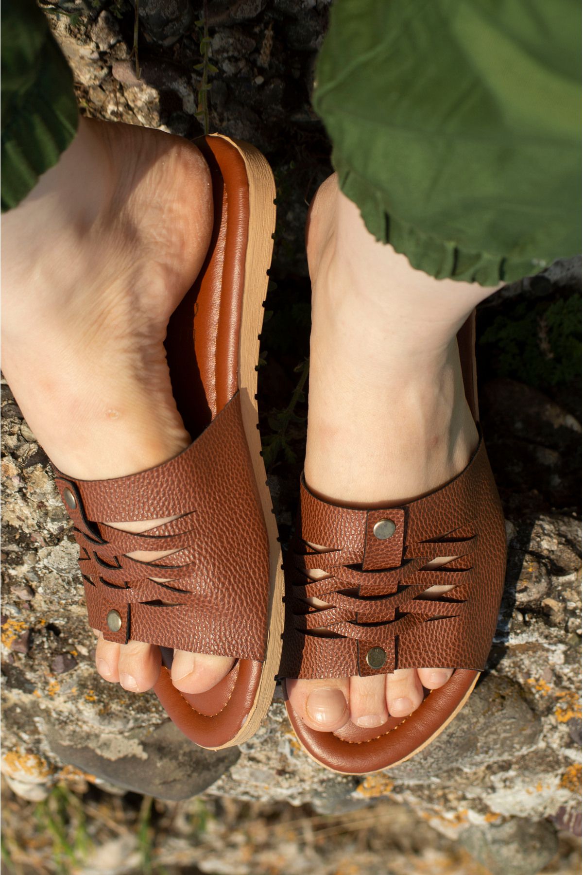 only my store-Tan Daily Slippers - Home, Beach, Dowry Function 2