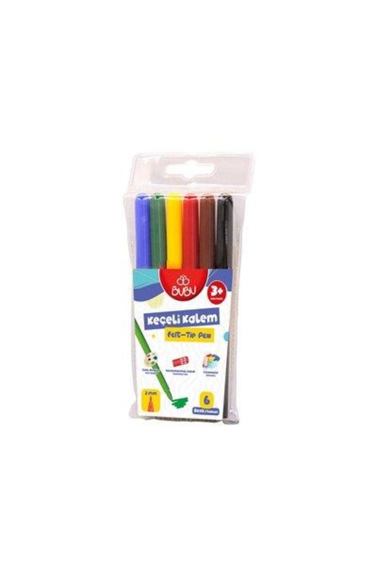 Bubu Jumbo 5 Mm Cardboard Box - 12 Colored Bu-Bu Felted Pen kec003 -  Trendyol