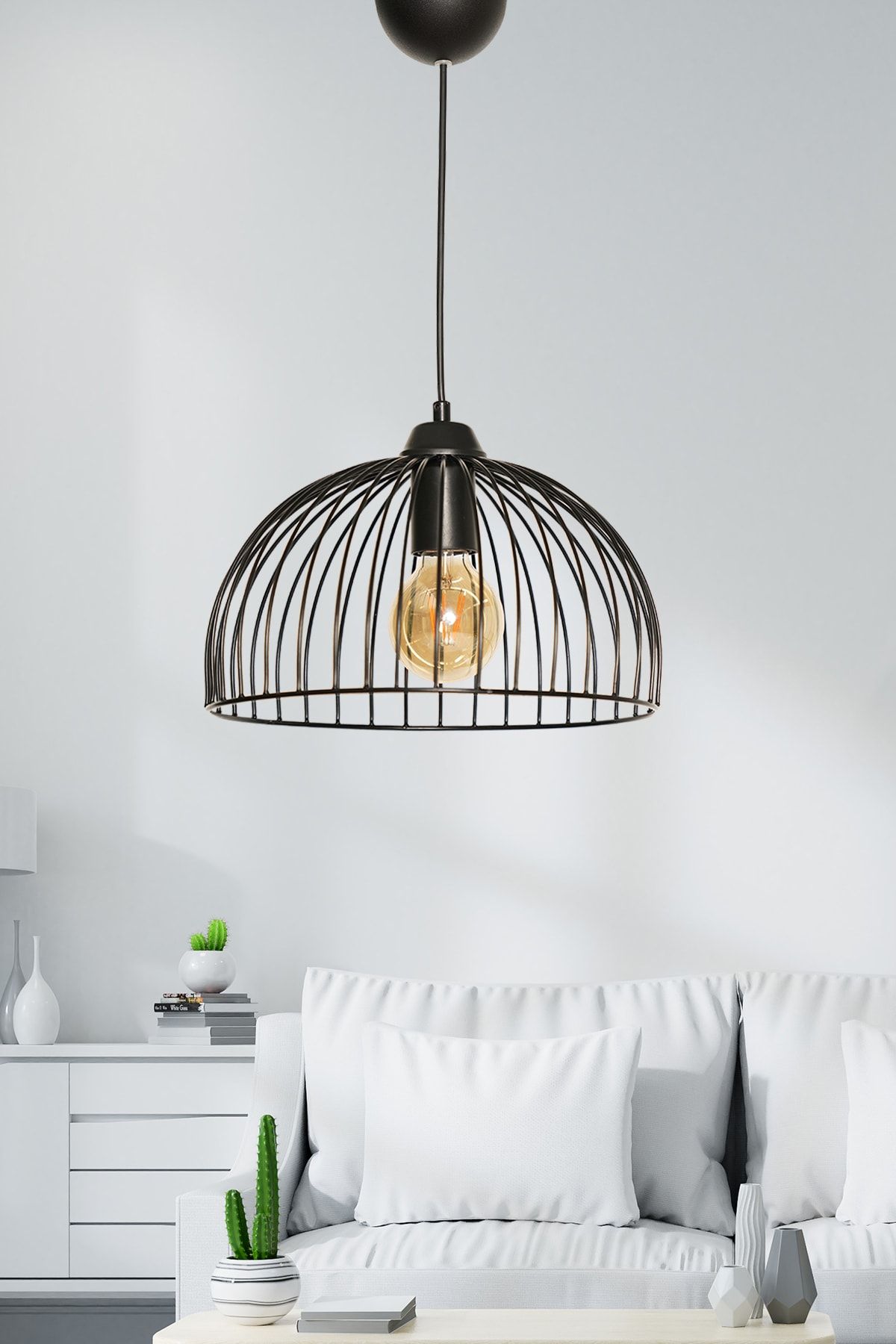 Hmydesign Nevol Tekli Sarkıt Siyah Mtla-46